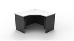 Corner Workstaion 1200mm X 1200mm X 600mm White  Ironstone