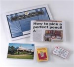 Marbig Heavy weight top opening card Holder A6 clear PK10