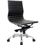 AERO MIDBACK MANAGER CHAIR W 590 x D 610 x H 930990mm Black No Arms