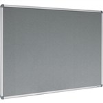 Felt Pinboard 900mm x 600mm  Aluminium Frame  Grey Fabric