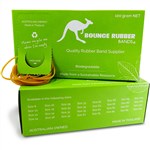 Bounce Rubber Bands Assorted Sizes Box 100gm 