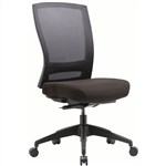 Buro Mentor Mesh Chair Chair No Arms Black Fabric Seat Mesh Back