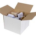 CUMBERLAND SHIPPING BOX 420mm x 400mm x 300mm White