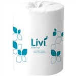 Livi Essentials Kitchen Hand Towel Roll 2 Ply 240 Sheets  Box of 12 Rolls 1400