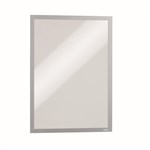Durable Duraframe Magnetic Sign Holder A3  Silver Pack Of 5
