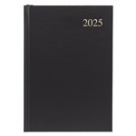 2025 Collins Essential Diary A5 Day To Page Black