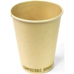 Greenlid Compostable Cup Natural Bamboo Fiber 12oz 355ml  Box of 1000