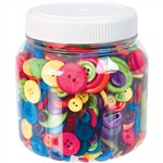 BUTTONS EC PASTEL ASST JAR 400GM