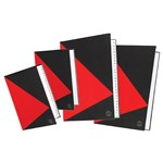 MARBIG RED BLACK NOTEBOOKS A4 with Index 200pg 