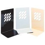 Marbig Pair Of Steel Bookends  W135xD110xH195mm  Black