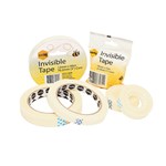 Marbig Invisible Tape 12mmx33m Roll Clear Each