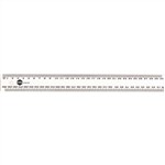 Plastic Ruler 30cm Clear 