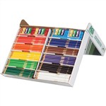 CRAYOLA TRIANGULAR PENCILS 240 Assorted Colours Classpack 12 Colours