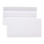 Cumberland Plain White Envelope DLX Self Seal 80g Bx500