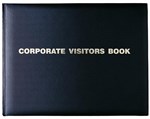 Collins Corporate Visitors Book 300 x 200mm 192pg  Black