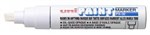 UNIBALL PAINT MARKER 80mm Chisel Tip White each PX30