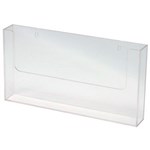 DEFLECT O BROCHURE HOLDER A3 Landscape Wall Mount 