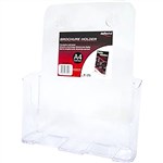 DEFLECT O BROCHURE HOLDERS A4 Free Standing or Wall Mount 