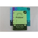 Protext Binder Book A4 8mm Ruled 64 Page Dinosaur 
