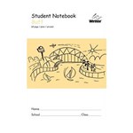 Writer Student Note Book Buff 64 Page Plain 