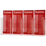 Esselte Brochure Holder 1 Tier Wall Mount 
