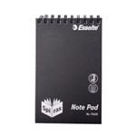 Spirax P563B Reporters PP Notebook Top Opening 200x127mm  Black 300pg