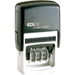 Colop S160 L2B Mini Dater PAID 4mm Type Blue Red 