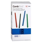 GBC Binding Combs 14mm 125 Sheets Capacity Blue Pk100