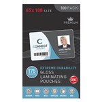 IBICO LAMINATING POUCHES Luggage Slottd 175MIC 65x108mm 