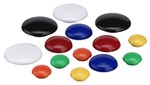 QUARTET MAGNETIC BUTTONS 20mm Red PK10