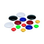 MAGNETIC BUTTONS 30mm Red Pk10 