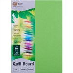 Quill A4 XL Multiboard 210gsm Lime Pk50