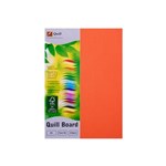 Quill A4 XL Multiboard 210gsm Orange Pk50