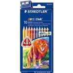NORIS CLUB TRIANGULAR PENCILS Jumbo Colour Asst 10 S Shrpnr 