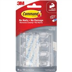 COMMAND CLEAR SMALL CORD CLIPS 17302CLR 8 Hooks 