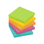 Post It Note Assorted Colours 76mm x 76mm  Pk5