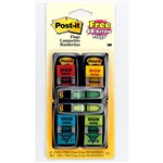 Post It 680SH4VA Sign Here Flags 50 x 4 x Red  Yellow  Blue  Green  Pk200