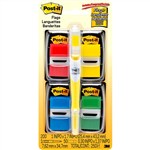 Post It 680RYBGVA Flags Value Pack Red Yellow Green Blue Pk200