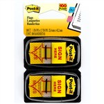Post It 680SH2 Sign Here Flags Yellow 25x43mm Pk2