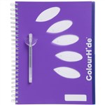 COLOURHIDE 5 SUBJECT BOOK A4 250PG ASSORTED