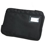 MARBIG CONVENTION SATCHEL Fabric Expanding Zippered Blk 