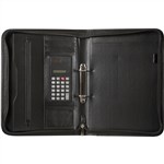 SPIRAX ZIPPERED COMPENDIUM A4 2 Ring Black 
