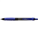 Artline 8410 Ikonic Ball Point Pen Retractable Rubber Grip  Blue  Medium  Box Of 12