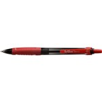 Artline 8410 Ikonic Ball Point Pen Retractable Rubber Grip  Red  Medium  Box Of 12