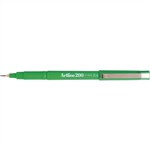 Artline 200 Fineliner Pen 04mm Green Each
