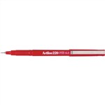 Artline 220 Super Fine Pen 02mm Red Each  Also comes in a box 12