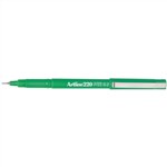 Artline 220 Super Fine Pen 02mm Green Box Of 12