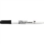 Artline Supreme Whiteboard Marker Bullet 15mm Black  Anitmicrobial Box Of 12 