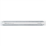 STAEDTLER ACADEMY SCALE RULER Front1111200 Back1251500 