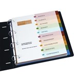 AVERY L74115 READY INDEX PP A4 15 Index Asstd Tabs Includes 5 Tabs